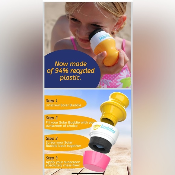 Yellow and Pink Sunscreen Applicator - Picture 12 of 13